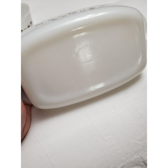 Vintage Dynaware Pyr-o-Rey Brown Daisy Mini Casseroles~Bowls~Custard Cup Lot 8 - Picture 6 of 12